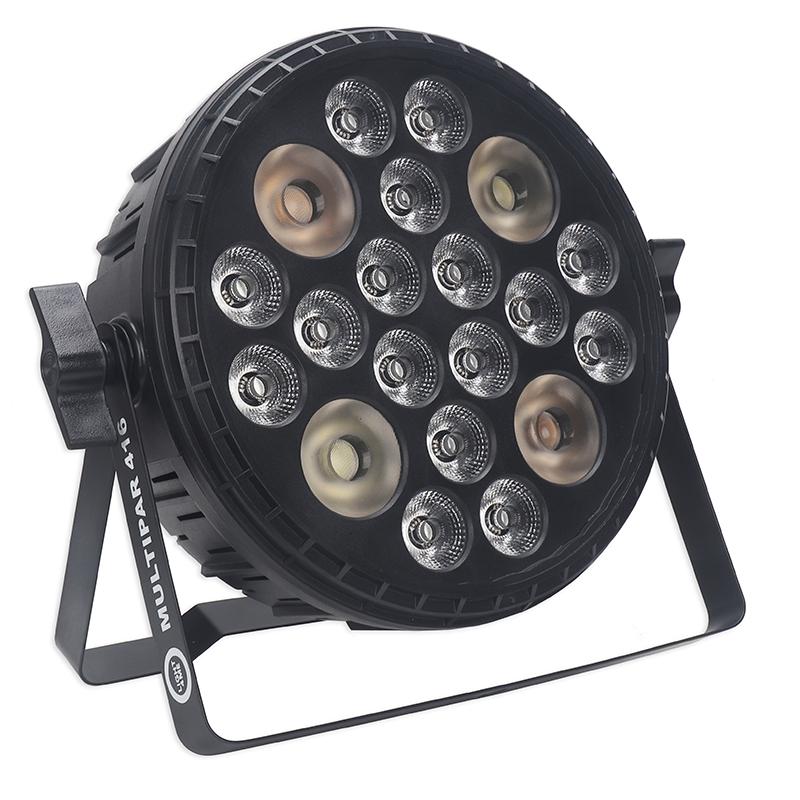 Light4Me Multipar 416 Rgb-Uv+Ww/Cw Stage Reflector LED Lighting For Party Light Decoration Remote Control