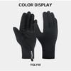 YKYW Black White Full Finger Cycling Gloves Breathable Men Bicycle Goves Touch Screen Sports Gloves MTB Bike Shockproof Gloves