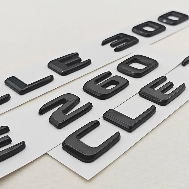 3D ABS Car Letters Logo CLE200 CLE260 CLE300 Badge Rear Trunk Emblem Decals For Mercedes Benz C238 A238 Car Sticker Accessories 4DS