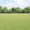Embedded Fence Post 5 pcs Silver 100 cm