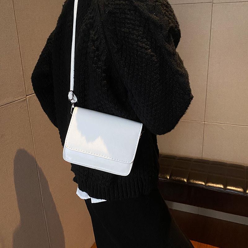Trendige Streetstyle Umhängetasche 2023 Winter Neu Lässige Pendlertasche Retro Einfach Kleine Quadratische Tasche