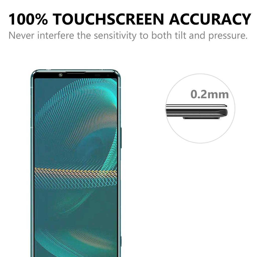 Ultra Clear Tempered Glass Full Glue Full Coverage Screen Protector for Sony Xperia 5 III 5G