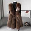 2024 Women's Stylish Thickened Faux Fox Fur Vest - Fashionable Winter Outerwear