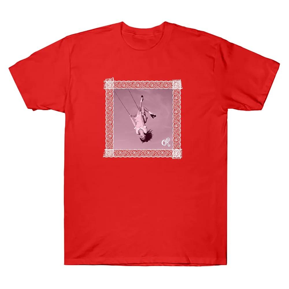 Spitzenalbumcover Übergroßes Baumwoll-T-Shirt 2026 Olivia Du scheinst ziemlich traurig für ein Mädchen zu sein, das so verliebt ist Kleidung Mode Lässiges T-Shirt Unisex