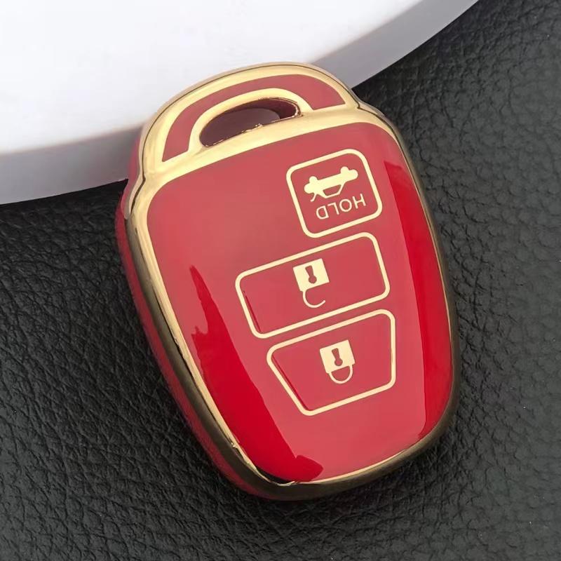 Tpu Auto Shell Fob Holder Protector For Toyota Camry Rav4 Corolla Tacoma Vios Prius C Highlander Car Key Cover Case Accessories
