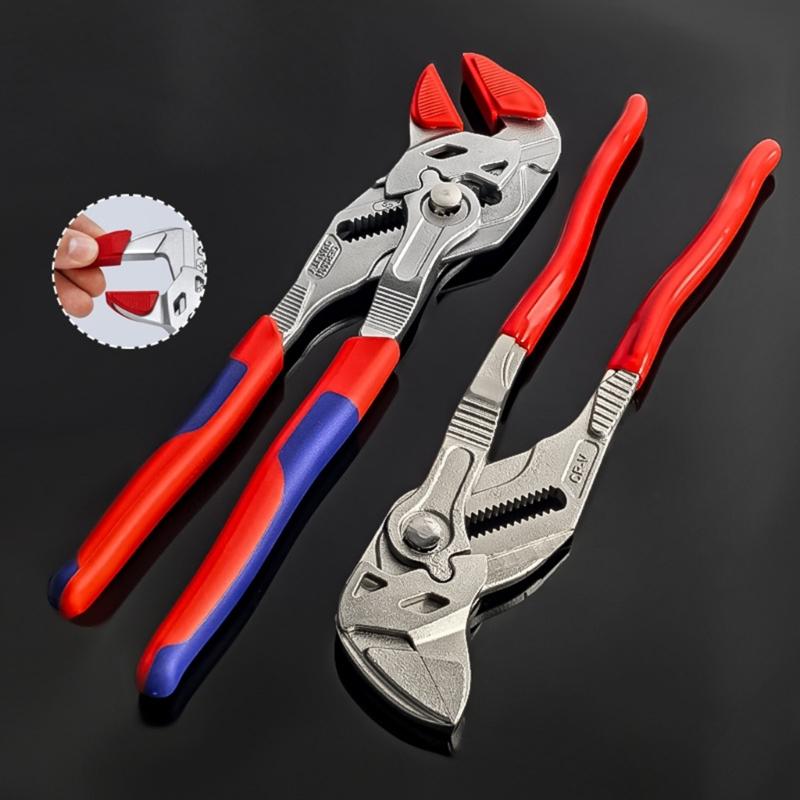 Quick Adjust Water Pump Pliers with Not  Slip Plastic Dipped Handle Manual Plier Tool for Home Plumbing & Auto Repair