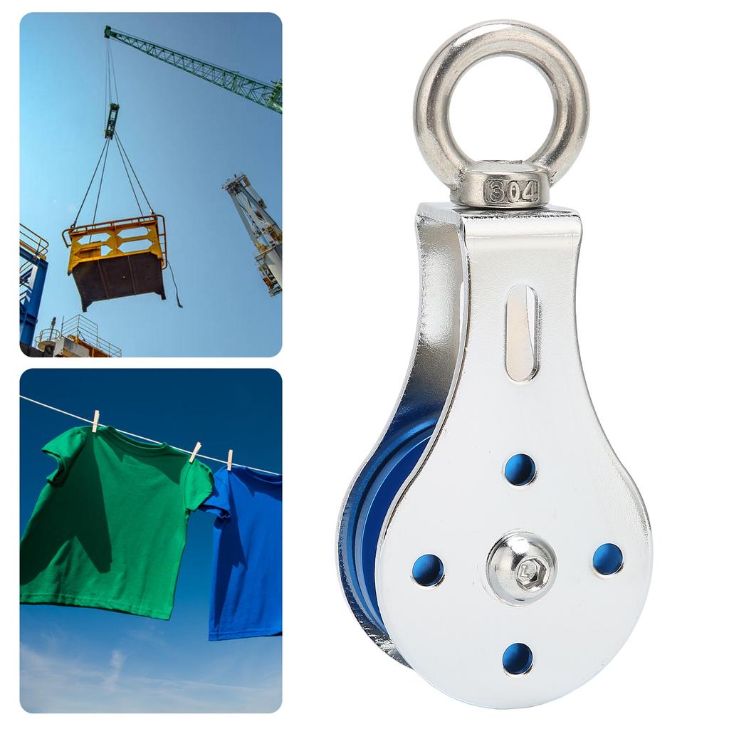 Lifting Single Pulley Quiet Smoothing Sliding Strong Structure Rust Resistant Fitness Equipment Pulley