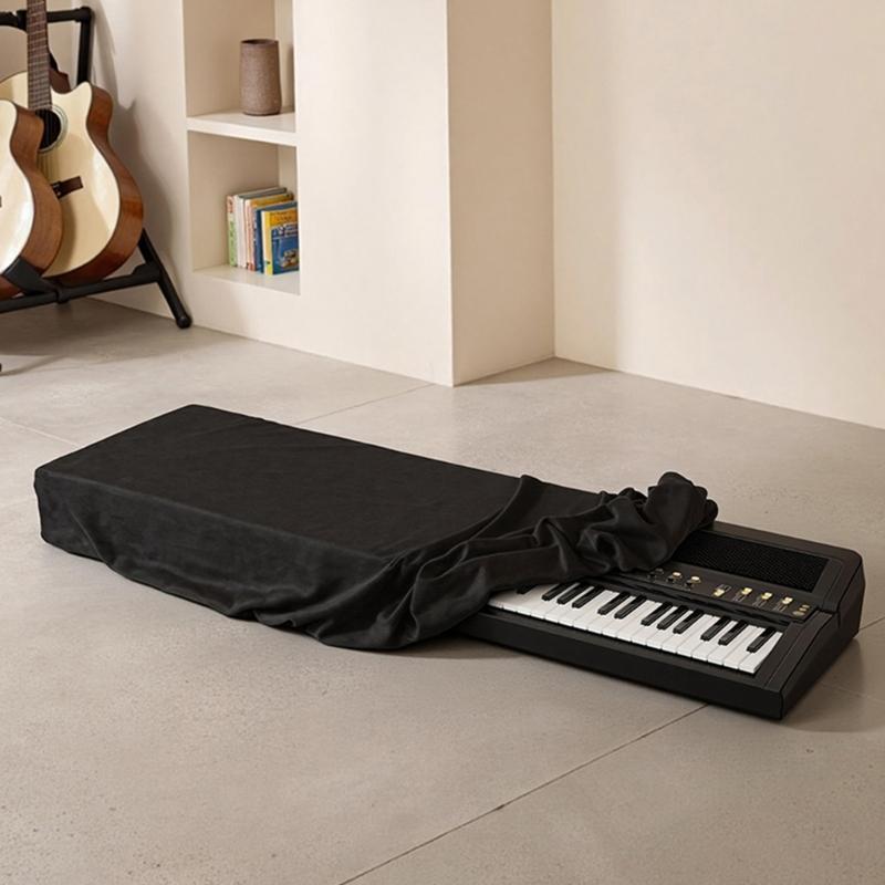Luxurious Spandex Dust Cover for 88 Key Electronic Keyboards Soft and Protects Against Scratches Soft Fit Easy To Clean