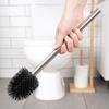 Silicone toilet brush, black, spare, 35 cm