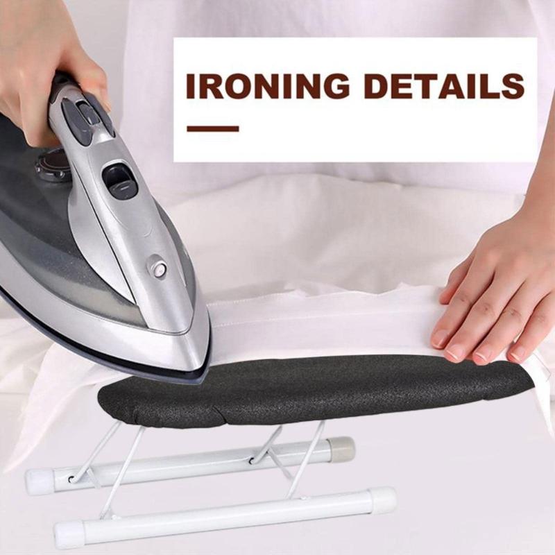Foldable Ironing Board Lightweight Easy To Carry for Quick Touch On Shirts and Sleeves Cuffs, Neckline for Laundry