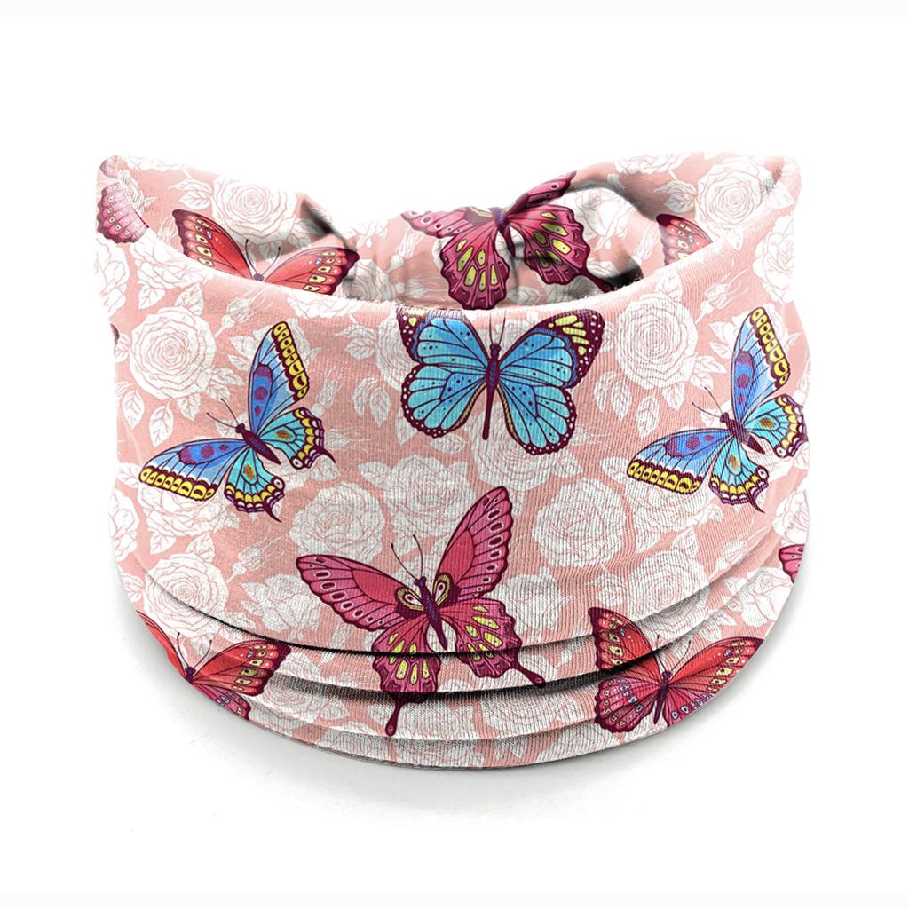 European American Women's Hair Band African Print Pattern Wide Edge Elastic Knot Sports Yoga Headband Women's Headwear Hair