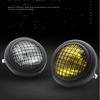 Universal Motorcycle Headlight Grill Mask Lampshade Moto Scooter Vintage Front Light Round Lamp