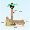 Cat Resort Station - 3-in-1 Sisal Hammock & Scratching Lounge with Coastal Breeze Design