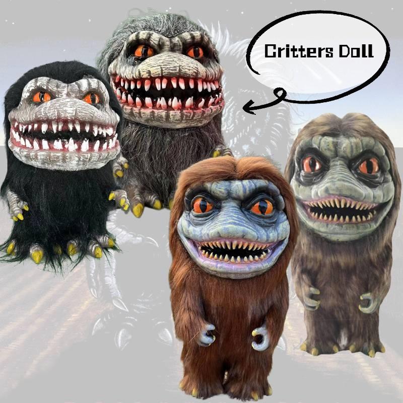 Critters Poseable Prop Doll Realistic Alien Latex Plush Toy For Bars And Stages 25cm/9.84in And 20cm/7.87in