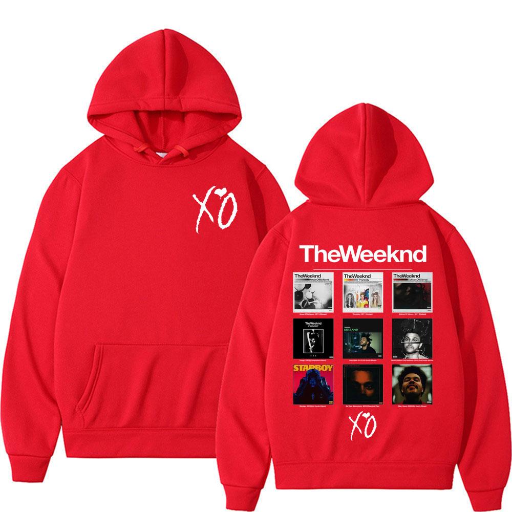 Rapper The Weeknd Album Cover Grafik Hoodies Herren Damen Mode Musik Sweatshirt Bodywarmer Komfort Hoodie