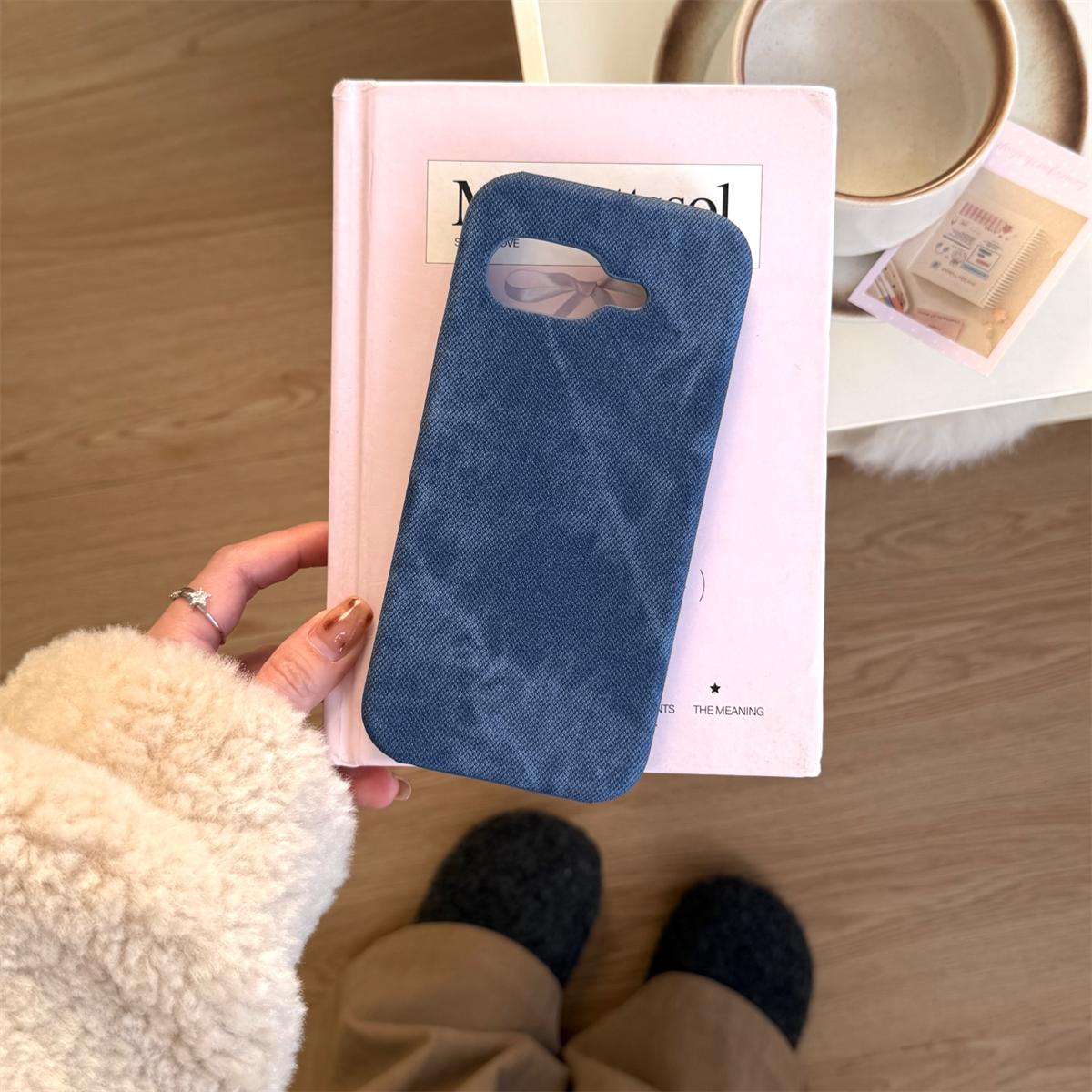 

Ковбойские Джинсы Кожаный Чехол для Телефона для Google Pixel 9 10 Pro XL 7 8 9 Pro 10A 9A 8A 7A Деним Защитный Жесткий Тонкий Чехол Google Pixel 9 Pro