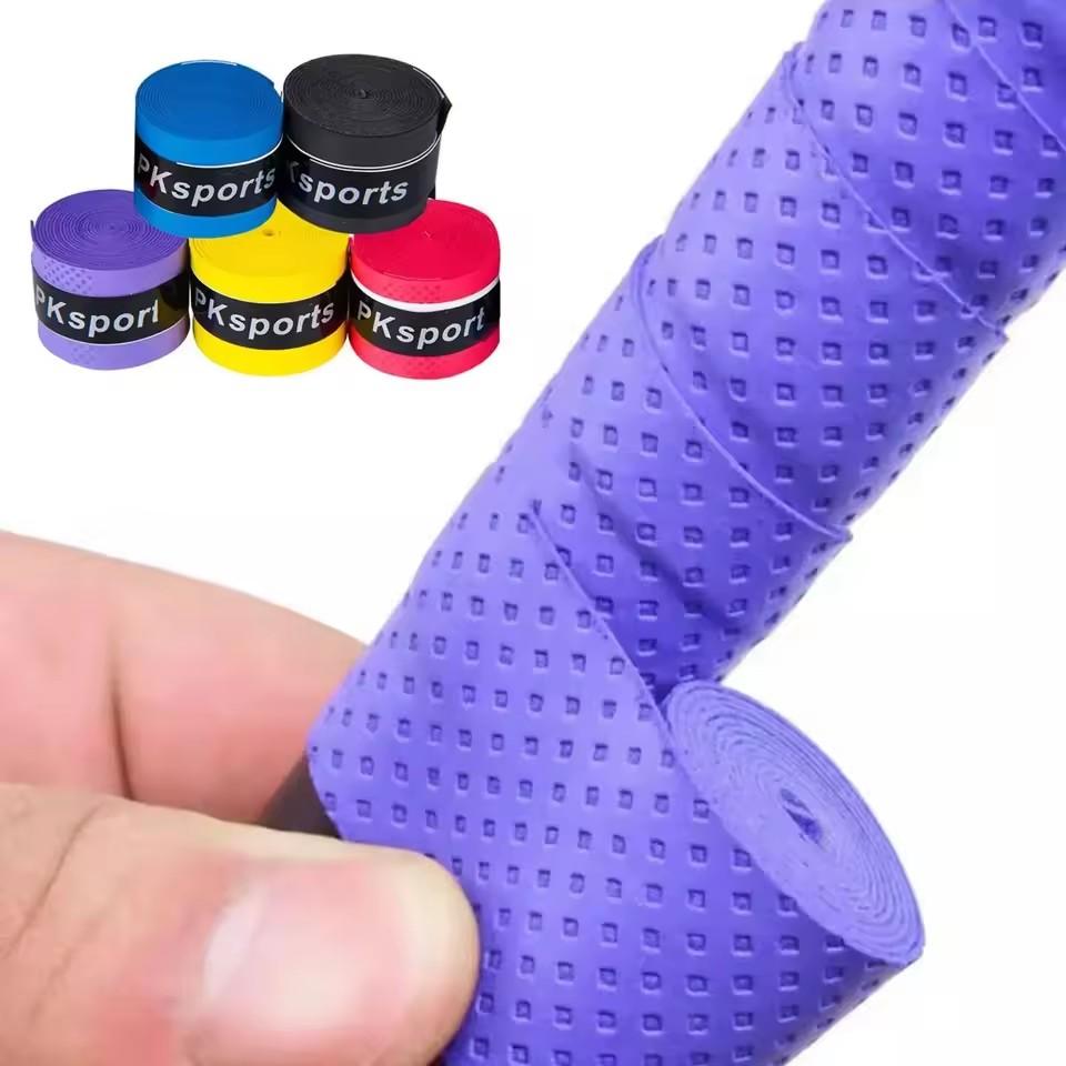 2.5*110CM Tennis Racket Wrap Grip Rubber Pre-cut Non-slip, Sweat-absorbing Hand Tape Badminton Pickleball Comfortable Cushion Grip