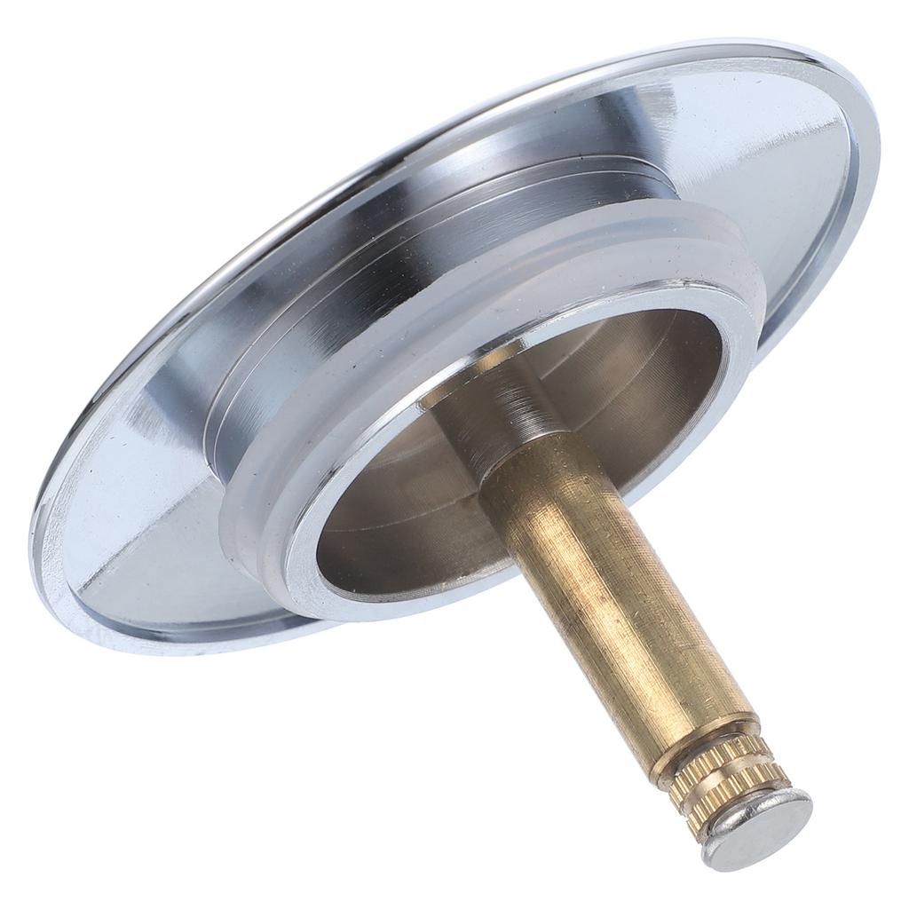 Bath Drain Stopper High Grade Copper Bathroom Sink Plug Fast Water Draining Anti Rust Tub Drain Stopper Easy Installation Bath