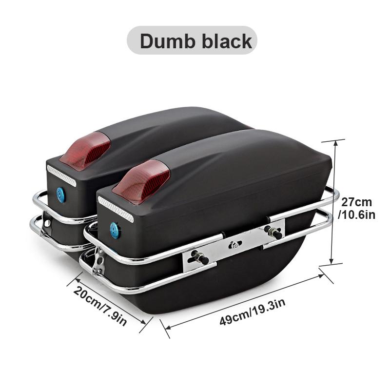 

Универсальные боковые кофры для мотоциклов, сумка для инструментов на бак, жесткий чехол, боковые кофры для Honda/Yamaha/Suzuki