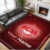 Crystal Velvet Rug Custom Name Text, Soft Non Slip Floor Mat Home DecorAberdeen FC