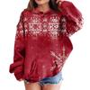 Sweatshirts für Teenager-Mädchen Hoodies Langarm Kordelzug Pullover Niedlicher übergroßer Hoodie Weihnachtstag