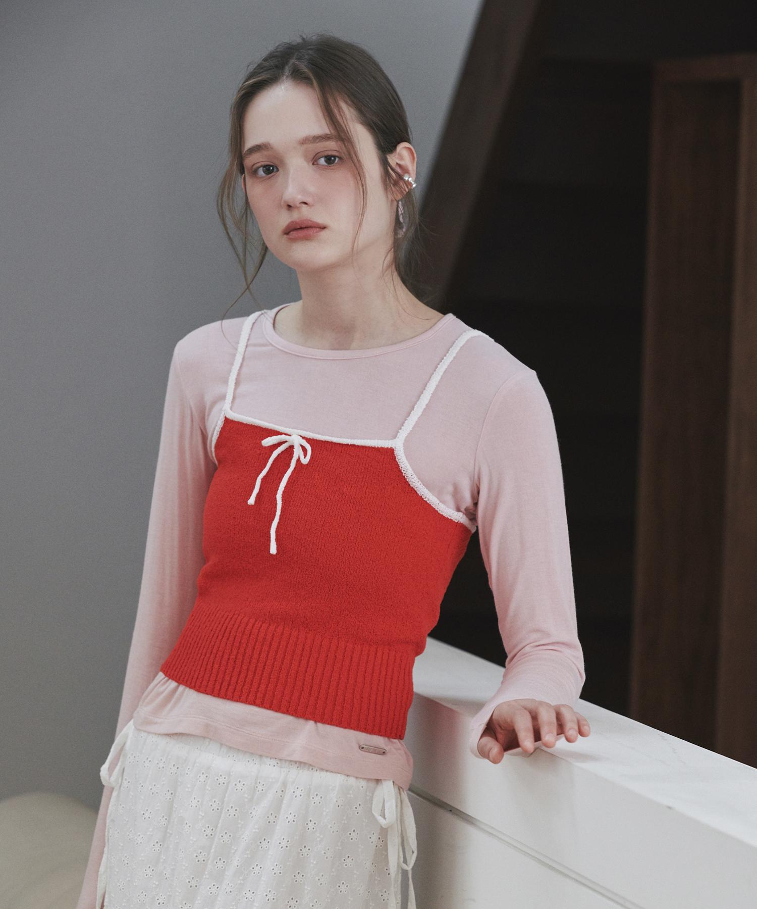 Belloel Colorway Cross Sleeveless Red Free