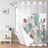 Handun Botanical Polyester Shower Curtain