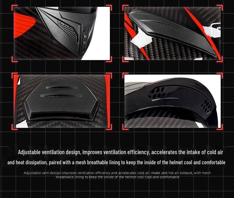 Certified Men's Bluetooth Full-Face Motorcycle Helmet with Trendy Horns for All Seasons.