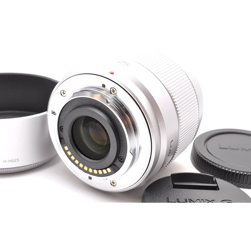 Panasonic LUMIX G 25mm/F1.7 ASPH. Prime Lens for Micro Four Thirds, Silver H-H025-S