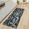 Colored Stone Bathroom Absorbent Non-Slip Floor Mat Kitchen Strip Bedroom Door Mat Living Room Carpet