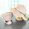 Korean Floral Lace Girls' Straw Sun Hat
