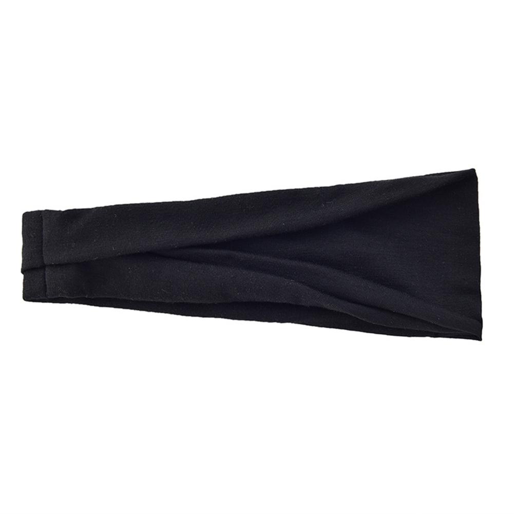 

Повязка для волос Повседневная женская повязка на голову Мужская повязка на голову завязанная чёрный