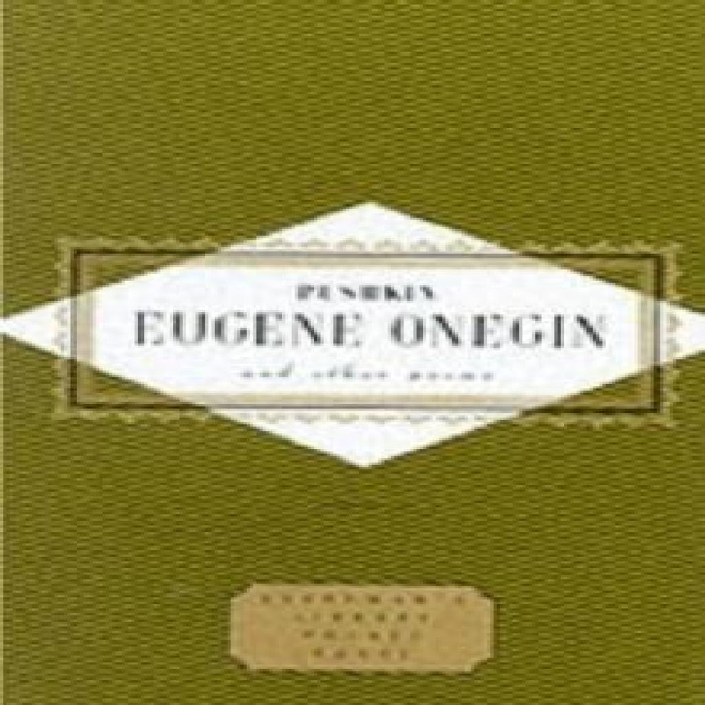 Pushkin Eugene Onegin And Other Poems by Alexander Pushkin Hardback Book 9781857157390