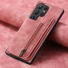 Zipper Cards Solt Wallet Leather Double Buckle Magnetic Case For Samsung Galaxy S24 Ultra S23 Plus S22 A55 A35 A15 A05 Cover