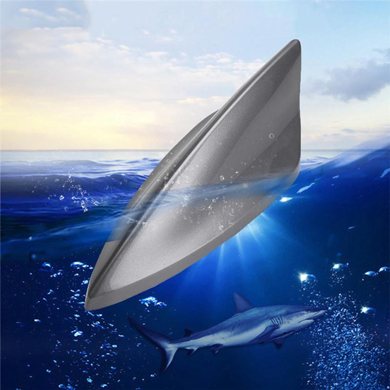 Upgraded Signal Universal Car Shark Fin Antenna Auto Roof FM AM Radio Aerial Replacement Car Accessories for Dodge Toyota Ford