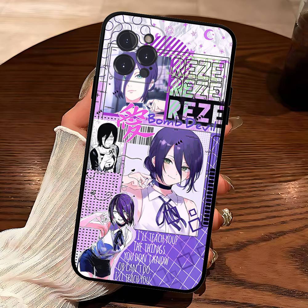 

Action Anime Chainsaw Man Reze Arc Phone Case For Iphone 17 Air 16 15 14 13 12 11 Pro Max 16 15 14 Plus TPU Soft Case iPhone 17 Pro