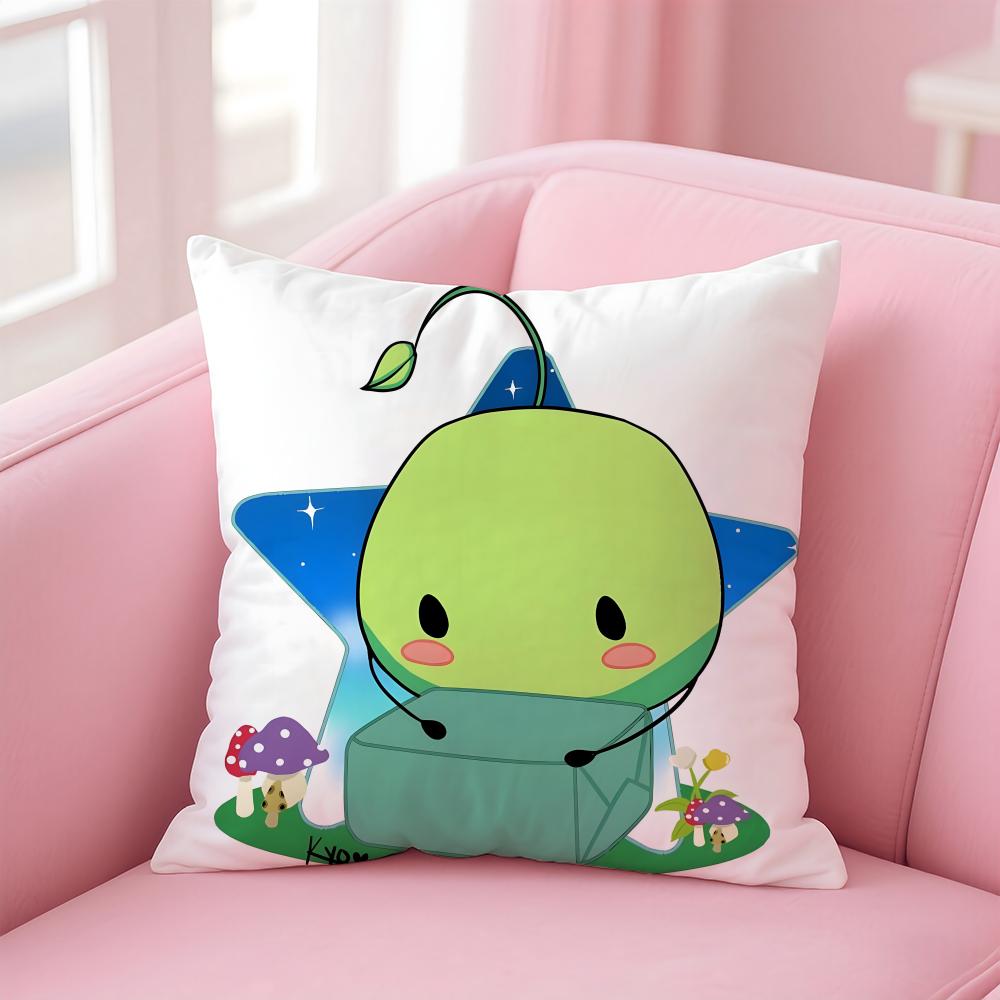JJunimo Cushion Cover Pillow Case Soft Friendly Fabric  Concealed Zipper