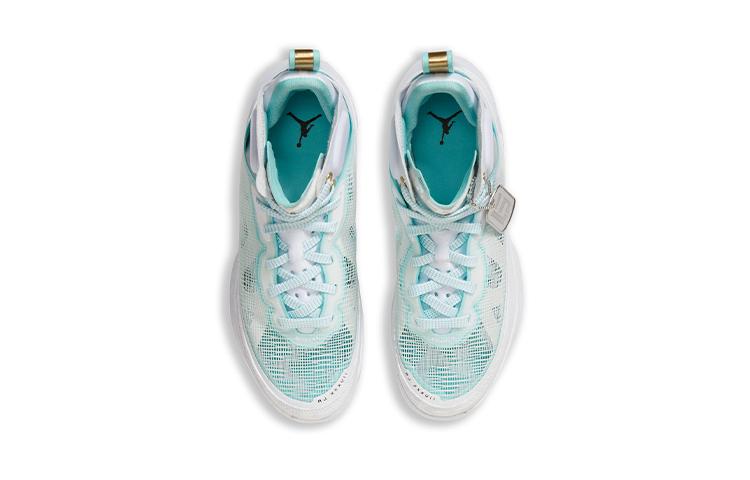 Kids' Sneakers Guo Ailun x Air Jordan 37 GS 'White Island Green'