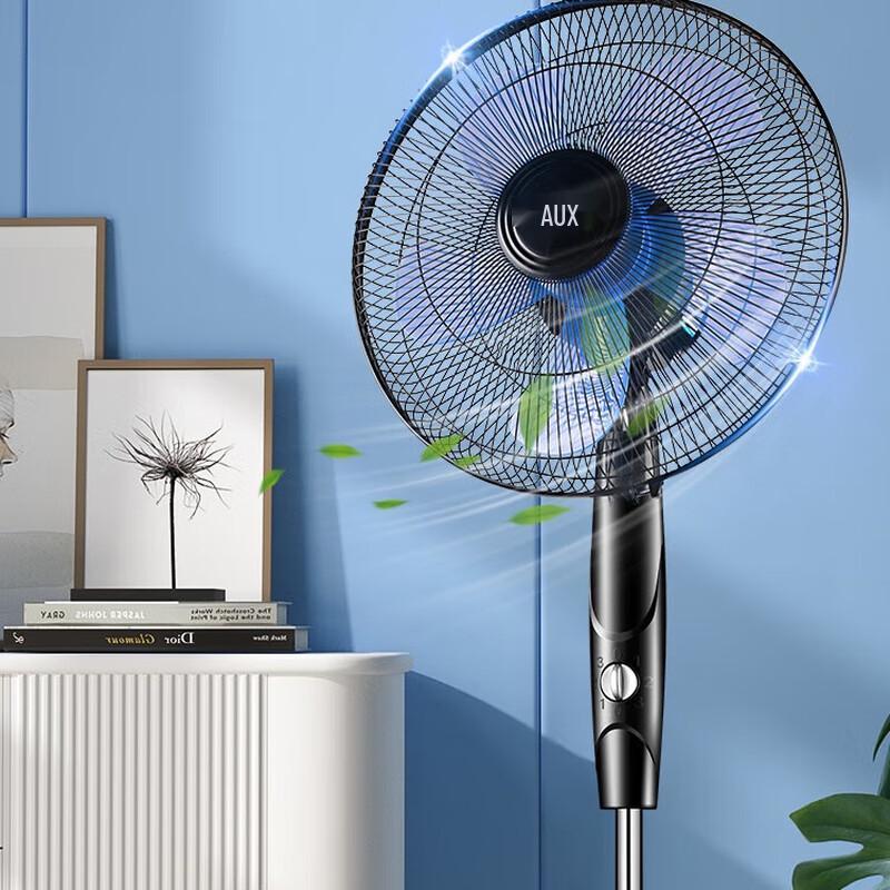 AUX 5-Blade Mechanical Pedestal Fan CN plug (adapter included)