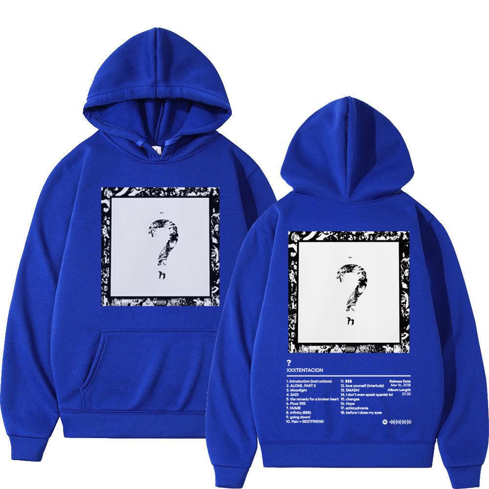 Rapper Xxx Music Album Printed Hoodies Men Women Fashion
