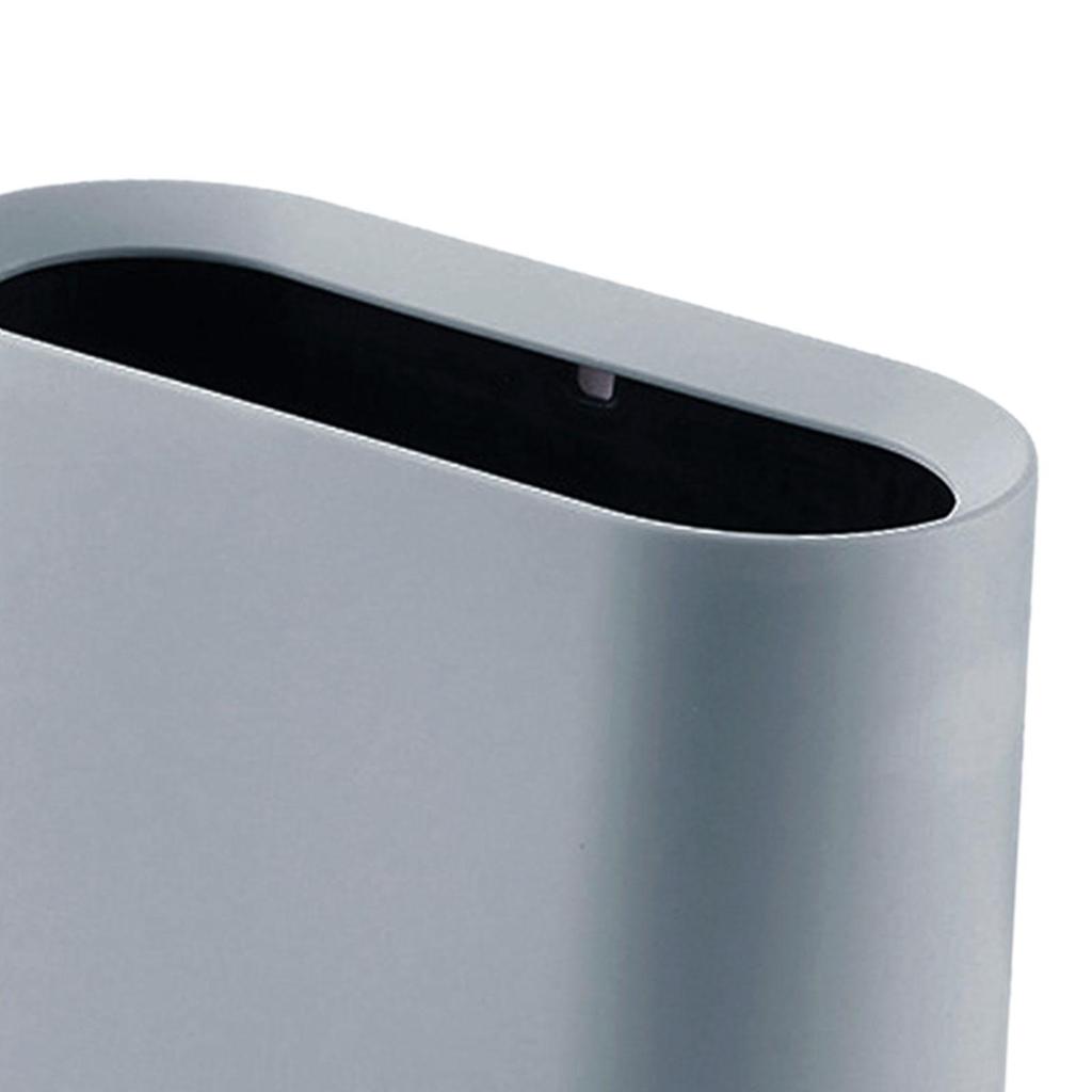 Slim Trash Can Garbage Can Washable Multipurpose Modern Easy to Clean Waste Bin for Office Bedroom Home Living Room Kitchen