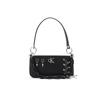 Shoulder Bag [Customized Bag] Iduo Die Yi Qizhang Commuter Simple Fashion Versatile High-end Hand-stitched Black Crystal Platinum Light C