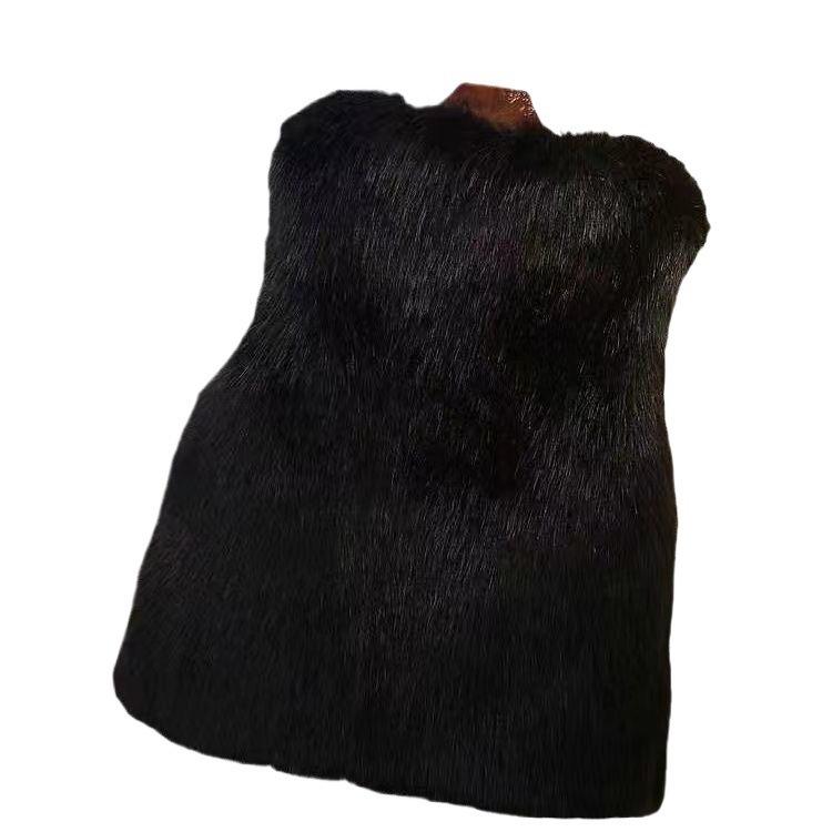 Thickened new autumn and winter vest women's imitation fur jacket women's imitation rabbit fur vest