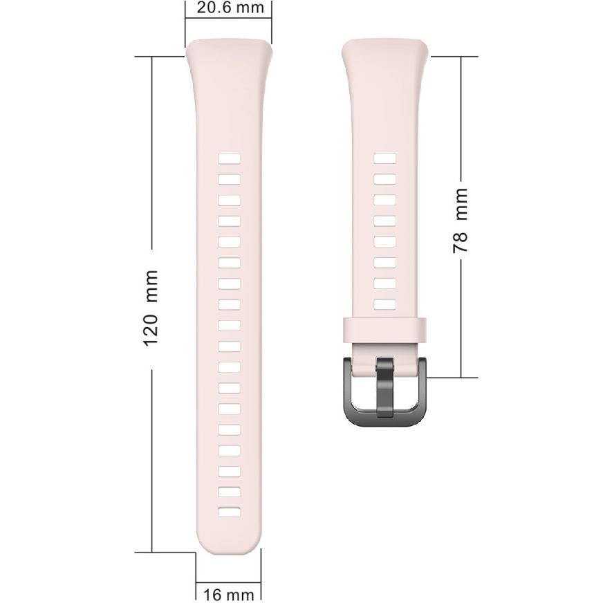 Silicone Strap for Huawei Band 6 / Honor Band 6, Pink