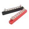 1 Pair Power Distribution M6 Power Distribution Block 150A DC12V to 48V Battery Bus Bar Distribution Terminal Block Vehicle Use