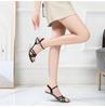 2020 sommer Neue Alle-um Sommer frauen Schuhe Ein Wort Schnalle Einfache Hang Ferse Sandalen Transparent LFD