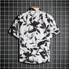 Completo estivo da uomo in seta ghiacciata con camicia e pantaloncini - Asciugatura rapida, Trendy Casual Beachwear