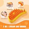 3-in-1 Steam Brush for Cats and Dogs with Essential Cleaner Dog Cat Steamy Brush Steam Brush Electric Sprayer for Massage Pet