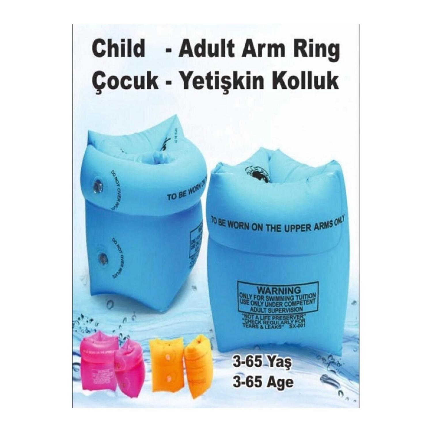 

Beginner Level Swimming Sleeves Blue Color Package Content 1 Pair синій