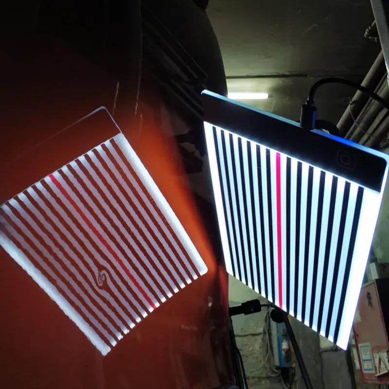 Luce a Linea Riflettente LED Rilevatore di Ammaccature Carrozzeria Rimozione Ammaccature Senza Verniciatura Luce a Linea di Controllo Accessorio per Riparazione Auto